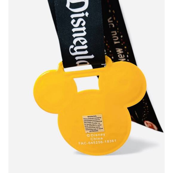 Disneyland Resort Be Well ChEARs to a New You 5K Lanyard - Picture 3 of 3